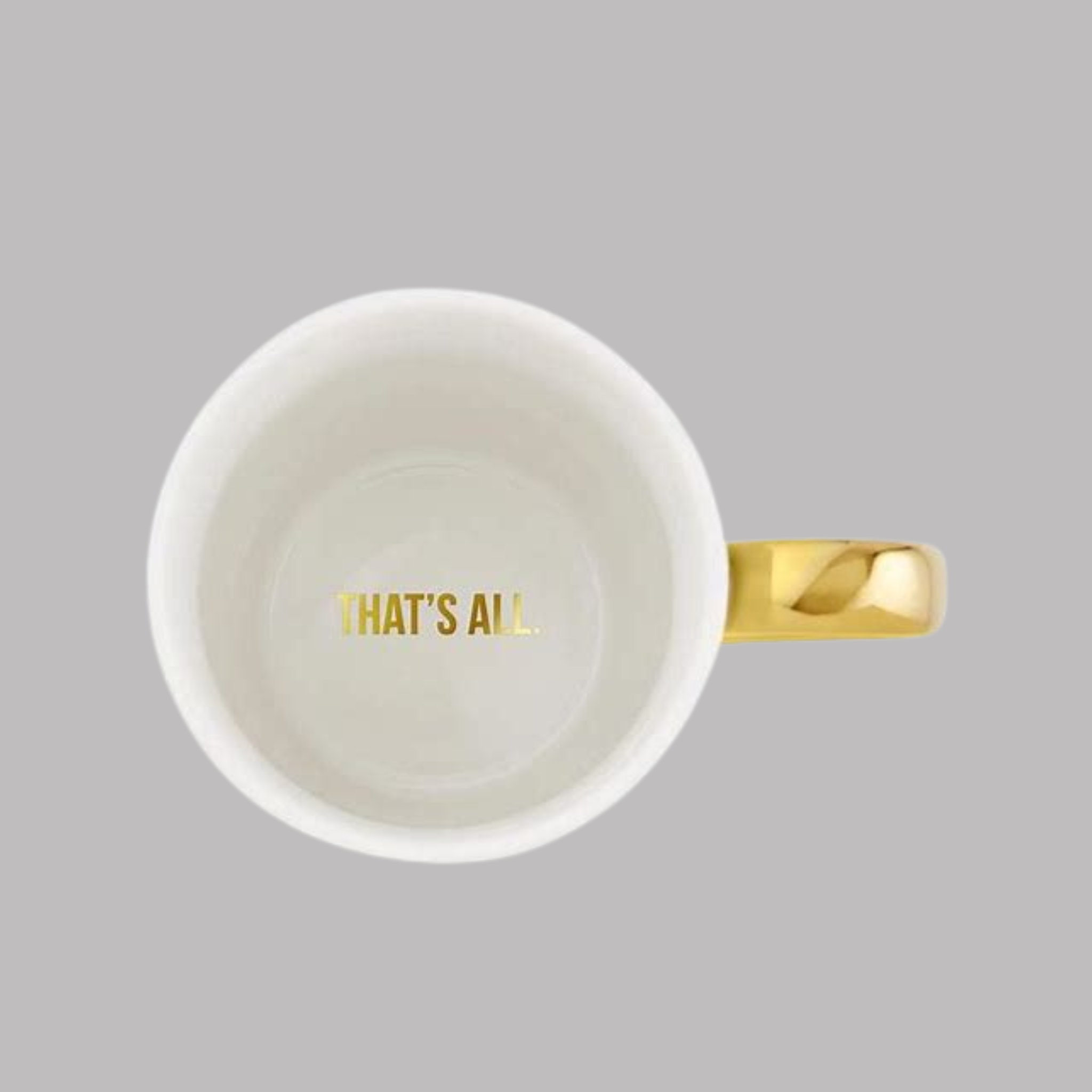 Real Housewife Gold Handle Mug