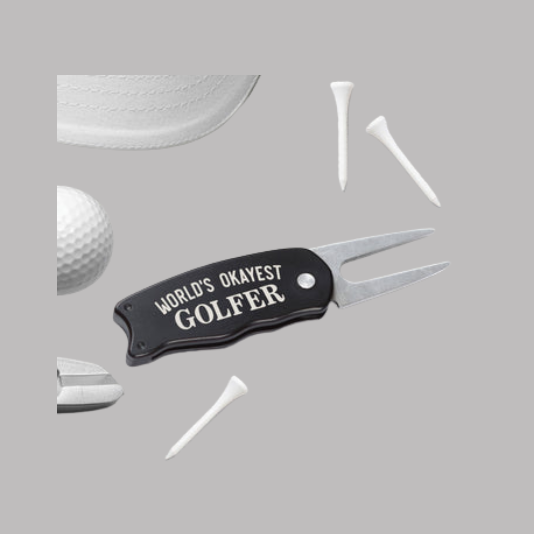 World's Okayest Golfer Divot Tool