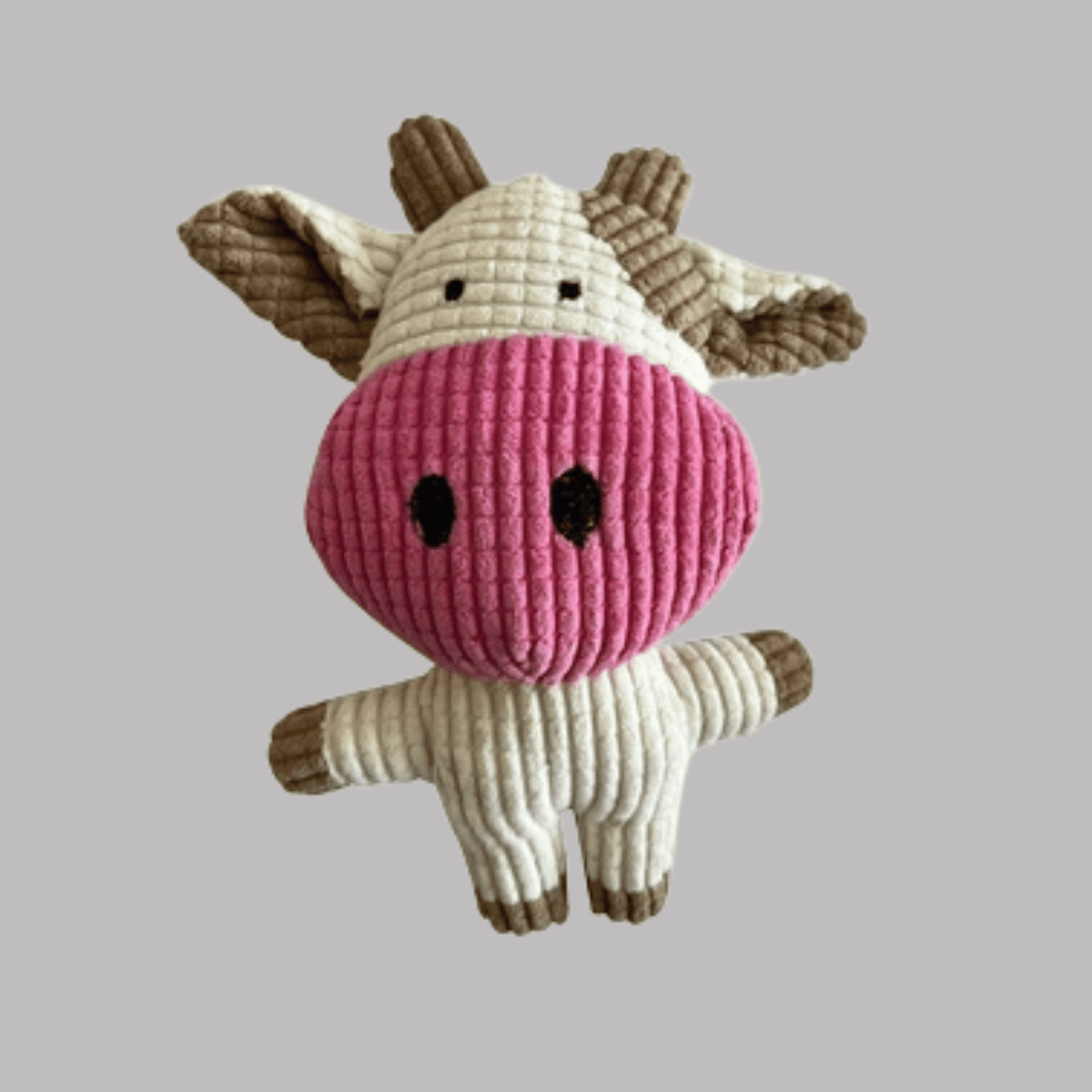 Cow Plush Dog Toy