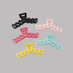 Salty & Spoiled Heart Claw Clips