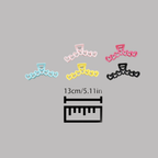 Salty & Spoiled Heart Claw Clips