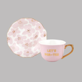 Tea Cup and Saucer Set (Let's PAR-TEA)