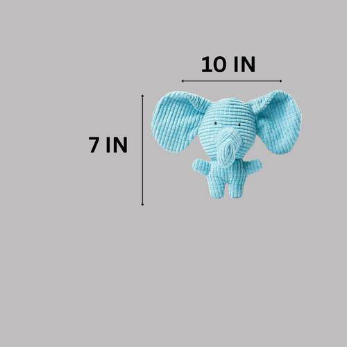 Blue Elephant Dog Toy