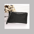 Crocodile Pattern PU Leather Clutch Bag