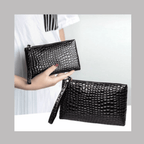 Crocodile Pattern PU Leather Clutch Bag