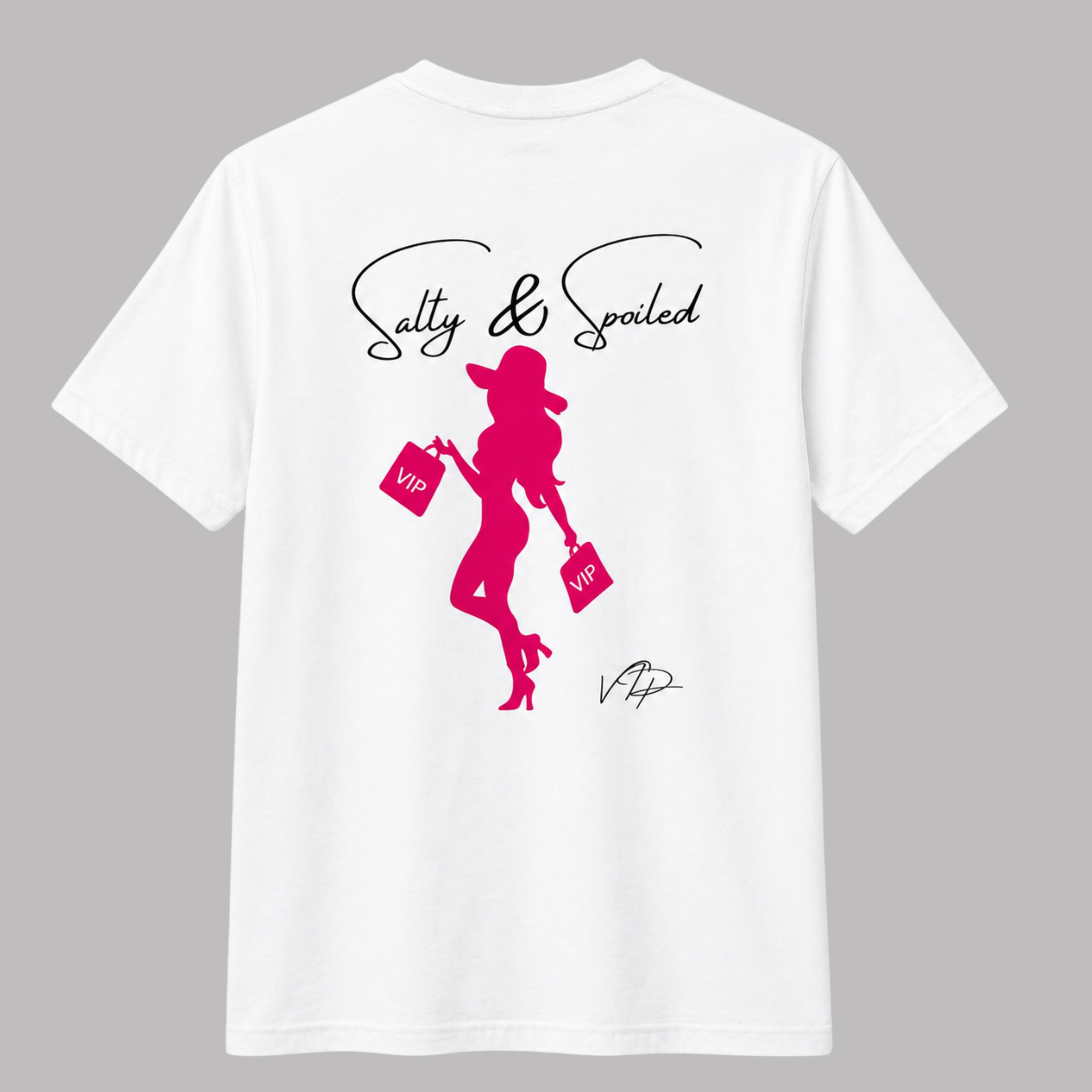 Salty & Spoiled Script Tee